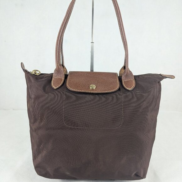 Longchamp Handbags - Longchamp Le Pliage Tote Bag Brown - Authentic - Gently Used - FAST CANADA SHIP